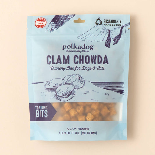 Polkadog Clam Chowda Bits - 7oz