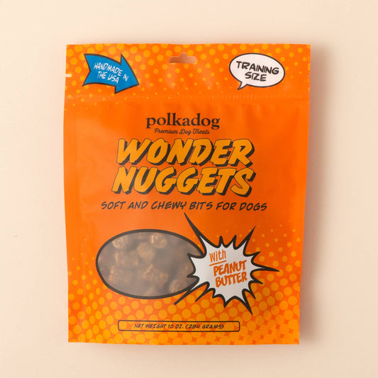 Polkadog Wonder Nuggets, Peanut Butter - 10oz - Dog Treats