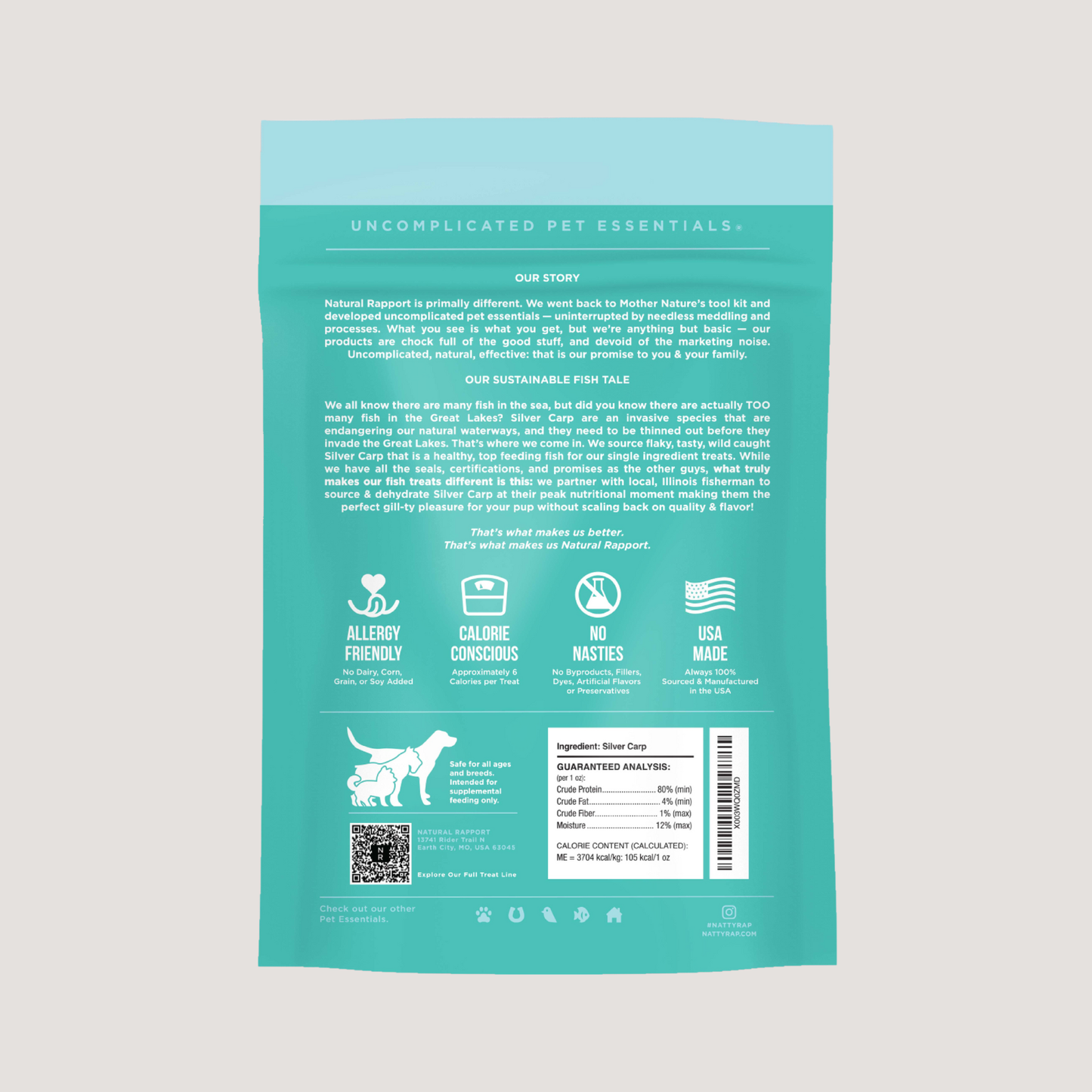 Natural Rapport The Only Dehydrated Silver Carp Dogs Need