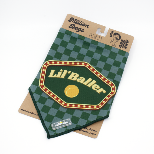 Million Dogs Cooling Dog Bandana - Lil' Baller