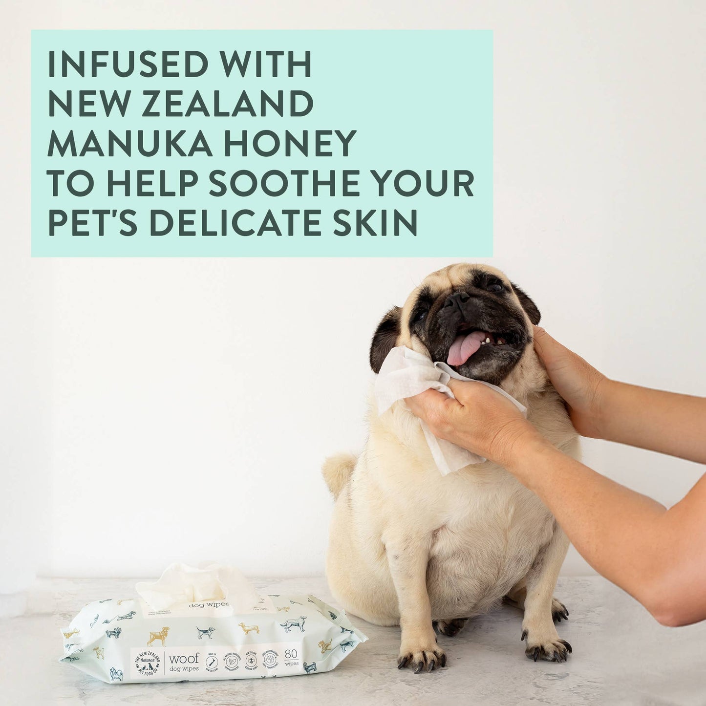 NZ Woof Manuka Honey Wipes