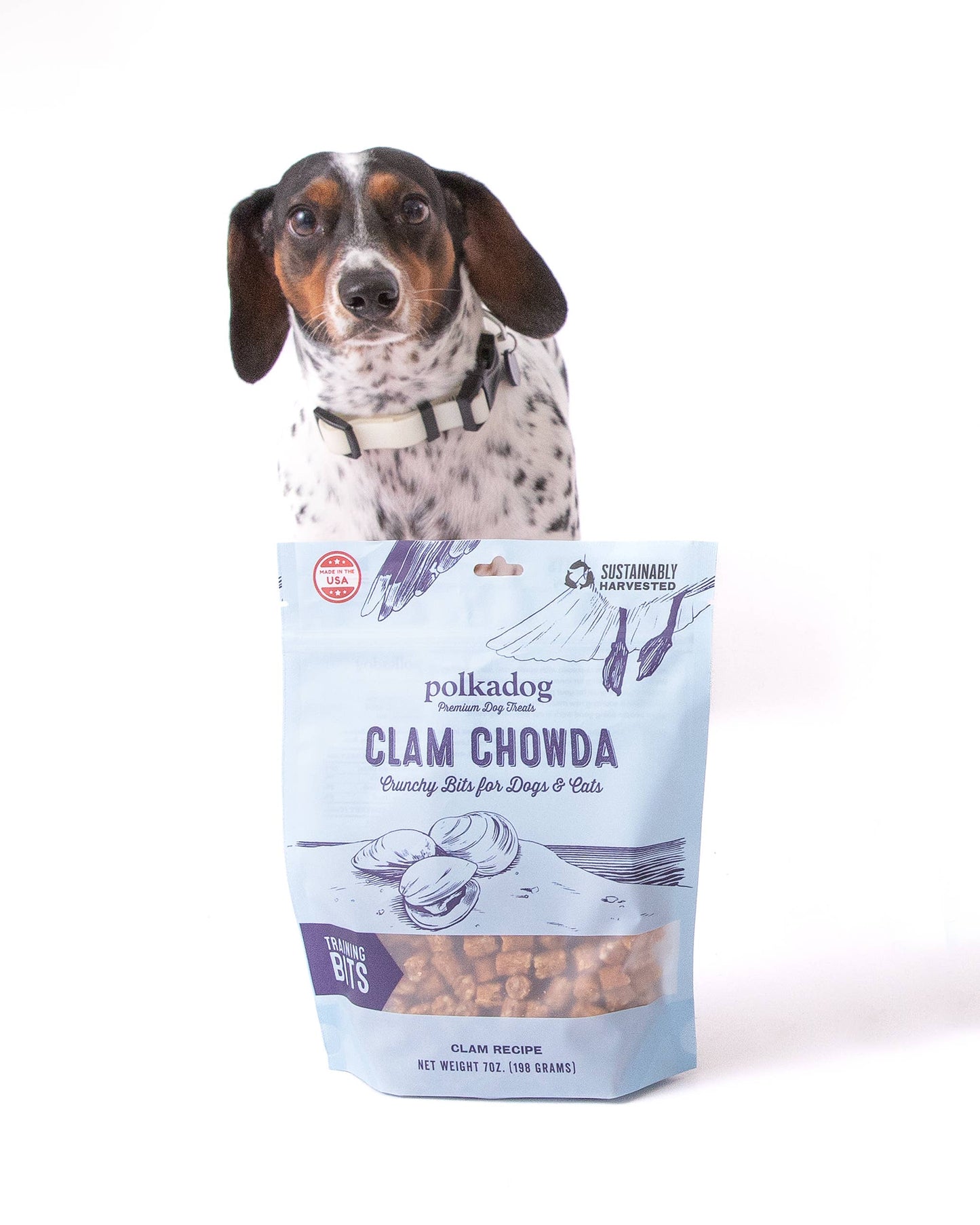 Polkadog Clam Chowda Bits - 7oz