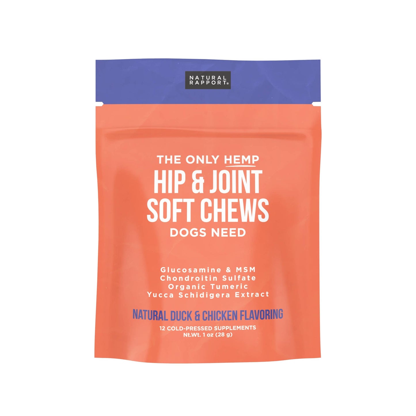 Natural Rapport The Only Hemp Hip & Joint Soft Chews Dogs Need