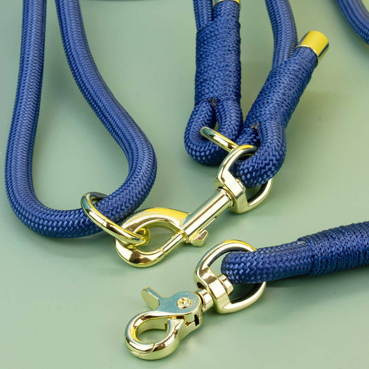 Million Dogs Midnight Indigo Hands-Free Rope Leash