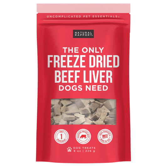 Natural Rapport The Only Freeze Dried Beef Liver Dogs Need