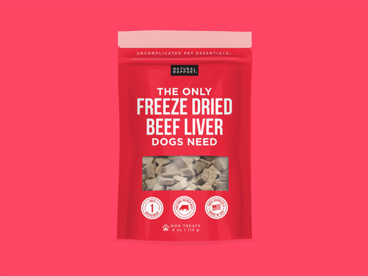 Natural Rapport The Only Freeze Dried Beef Liver Dogs Need