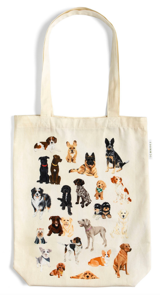 1 Canoe 2 Furry Friends Dogs Tote
