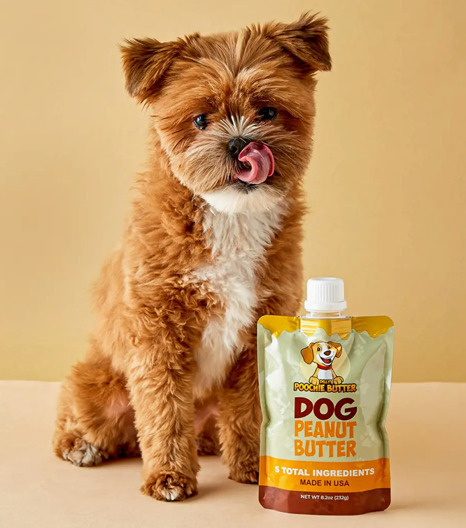 Poochie Butter Original Peanut Butter Squeeze Pack 8oz
