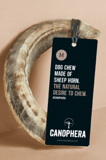 Canophera Dog Chew Sheep Horn- Medium