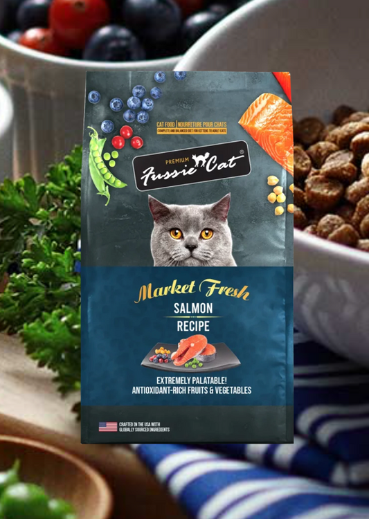 Fussie Cat Dry Market Fresh Salmon Cat Food 3.5lb