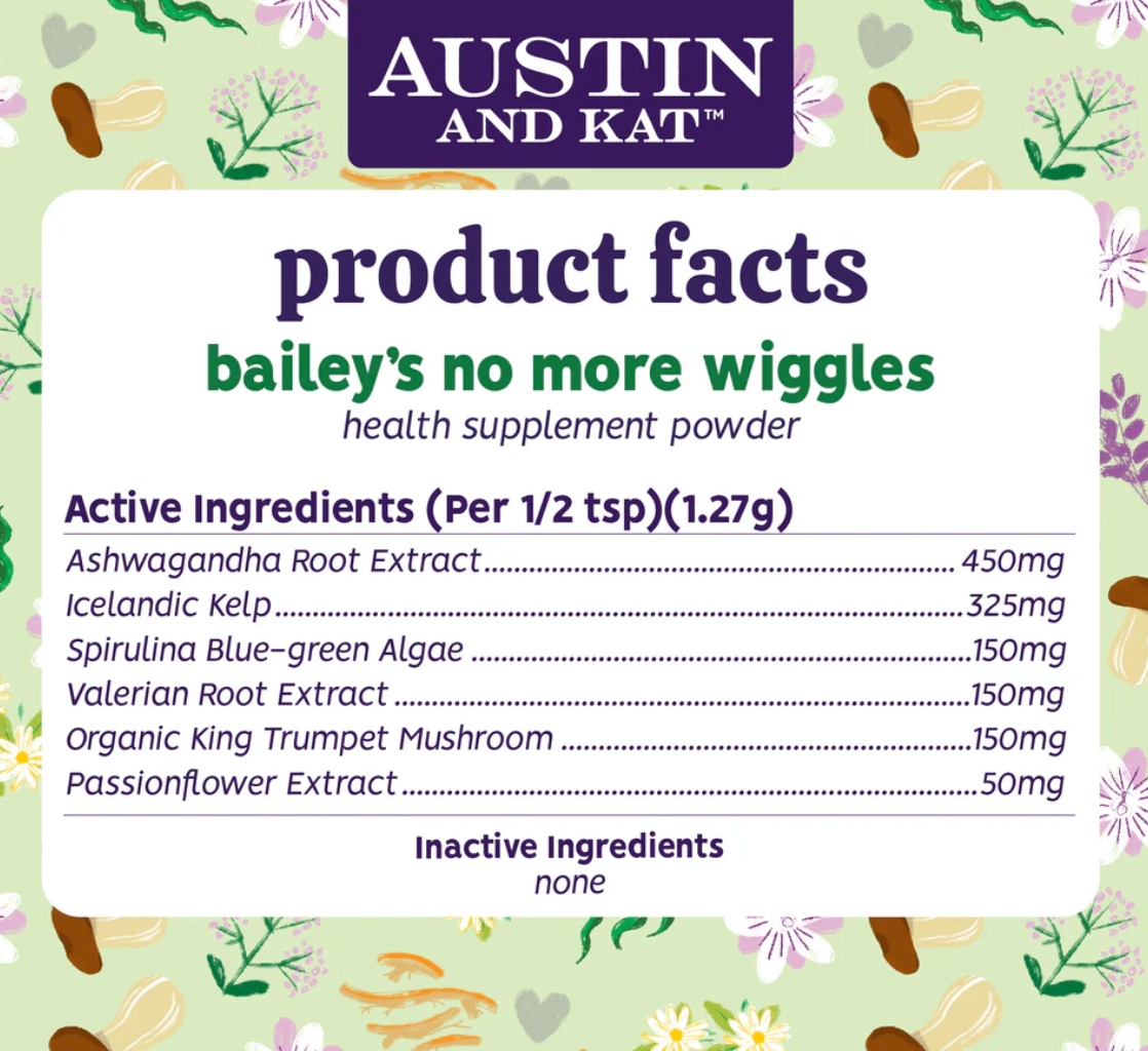 Austin & Kat Bailey's No More Wiggles Dog Topper 77g