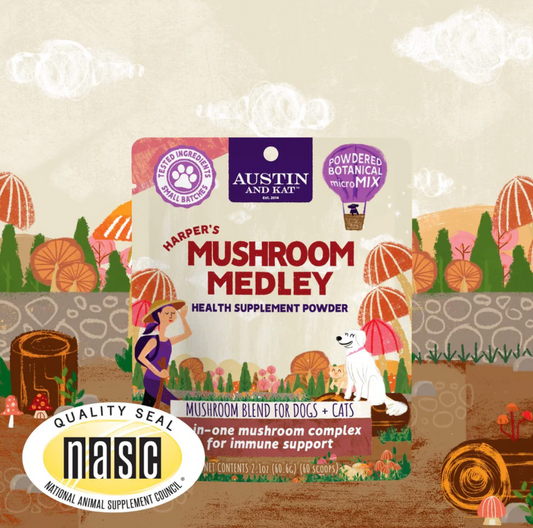 Austin & Kat Harper's Mushroom Medley Dog Topper 60g