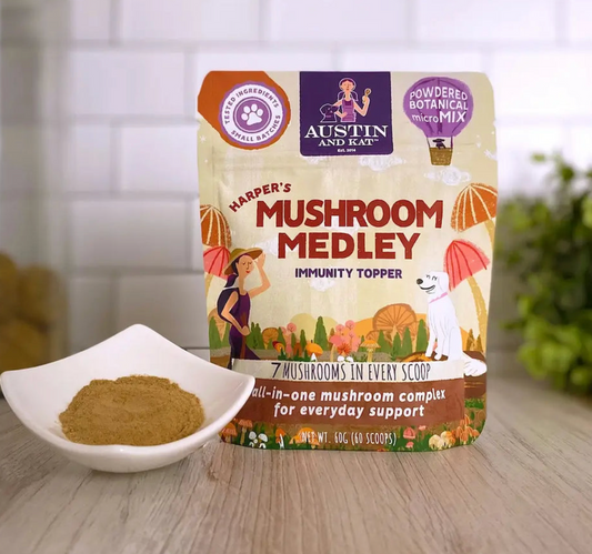 Austin & Kat Harper's Mushroom Medley Dog Topper 60g