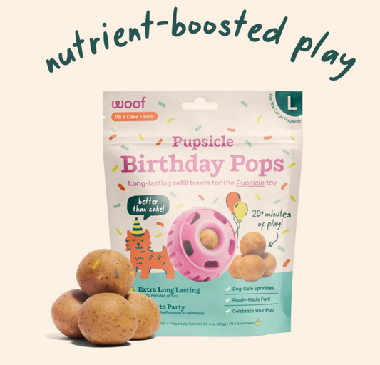 Woof Birthday Pops X-Large 12oz