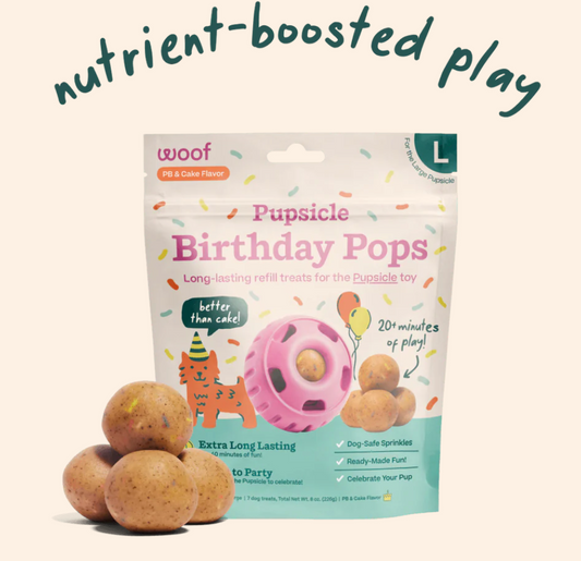 Woof Birthday Pops Small 6oz