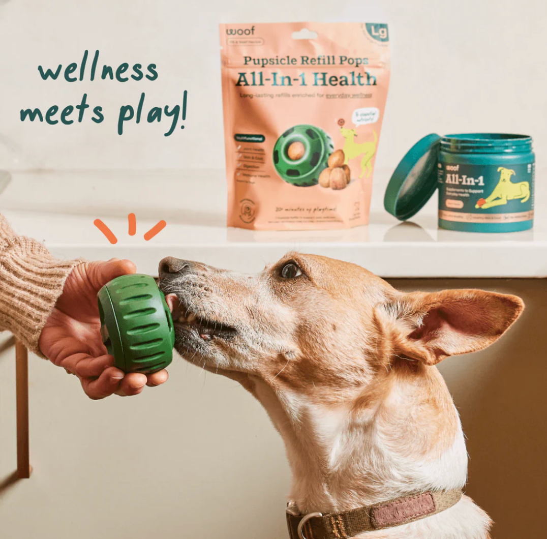Woof Dog Treat All In One Wellness Pop X Large 12oz