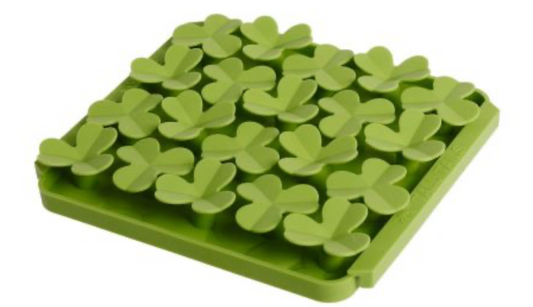 Tall Tails Dog Toy Forage Mat Silicone Clover Green 8.5"