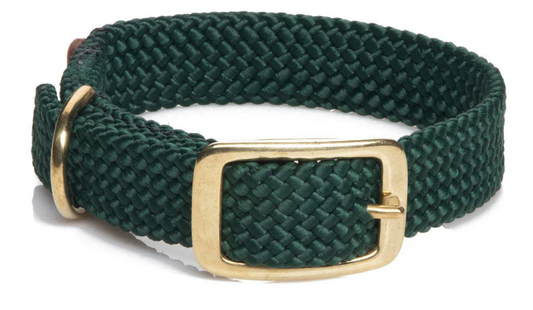 Mendota Dbl- Braid Collar- 1"w up to 21"