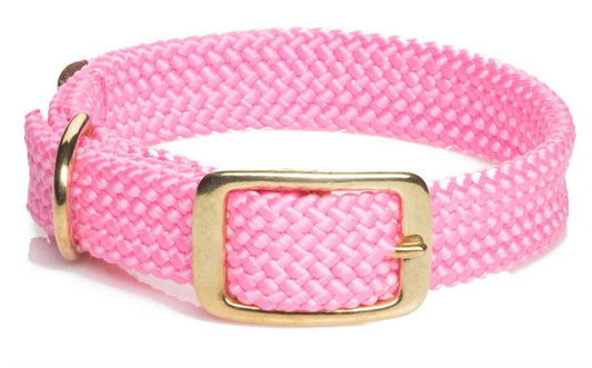 Mendota Dbl- Braid Collar- 1"w up to 21"