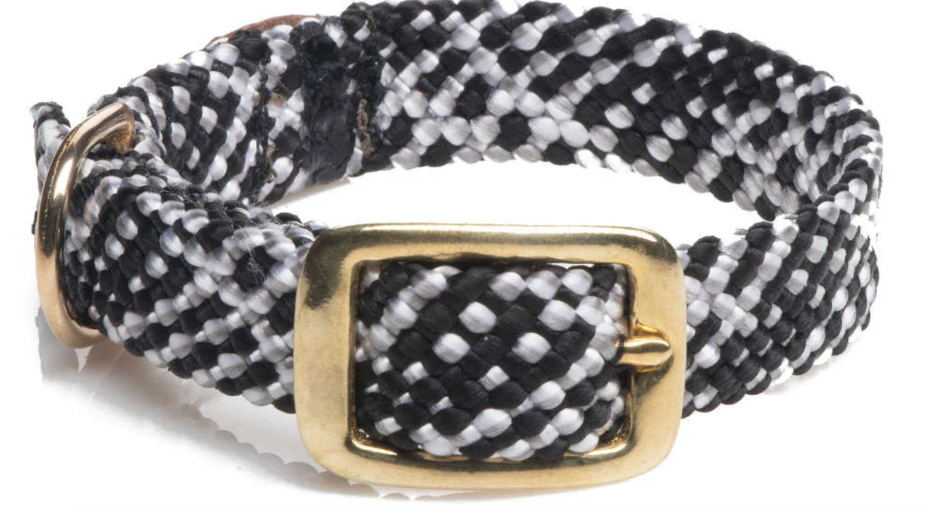 Mendota Dbl- Braid Collar- 1"w up to 21"