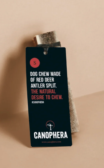 Canophera Dog Toy Chew Red Deer Antler Split Medium