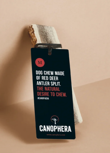 Canophera Dog Toy Chew Red Deer Antler Split Medium