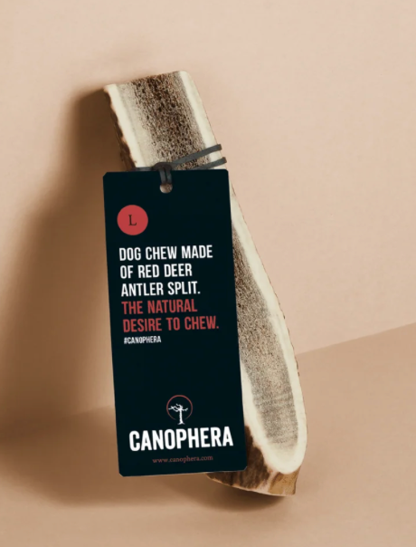 Canophera Dog Toy Chew Red Deer Antler Split Large