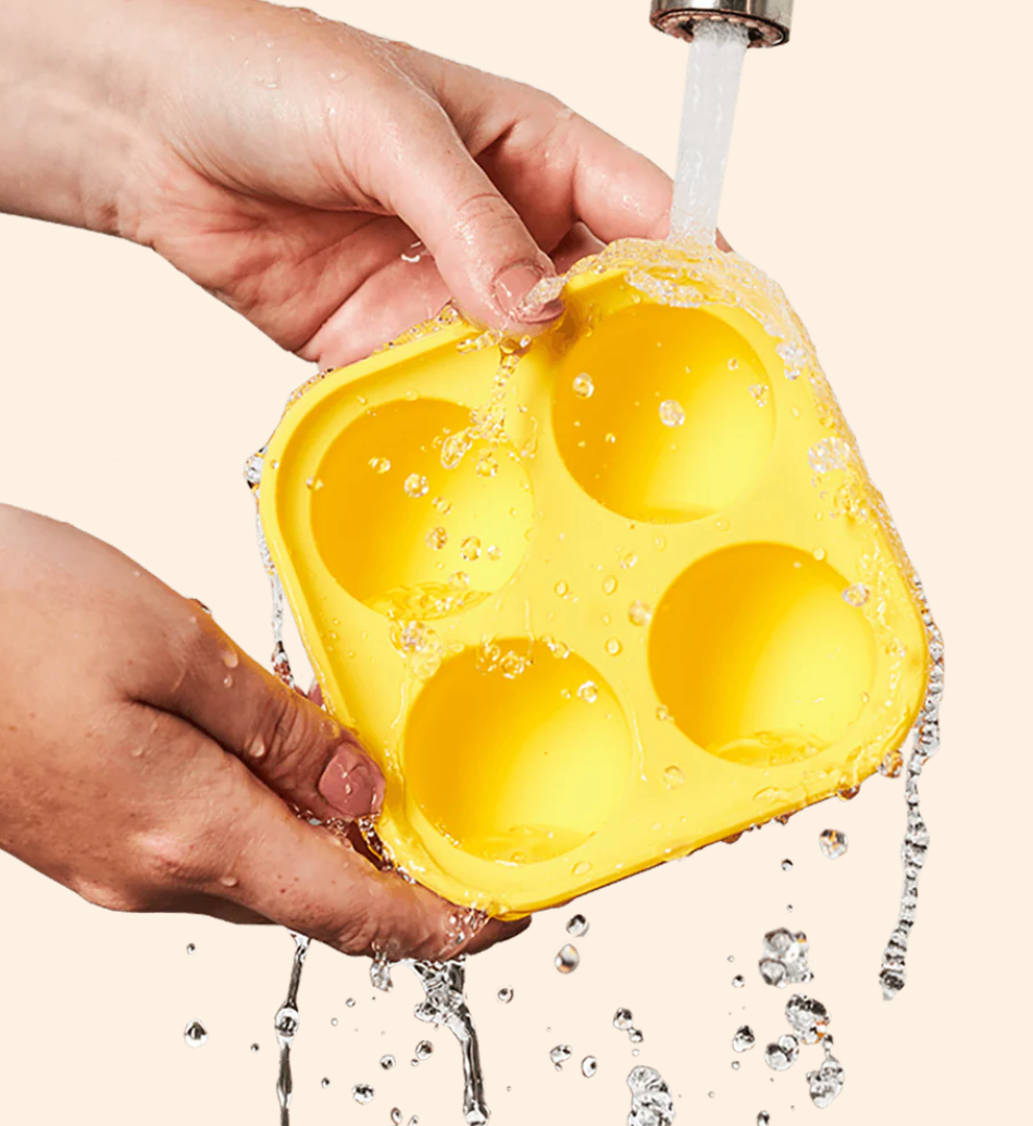 Woof Dog Toy Pupsicle Treat Tray Yellow Small