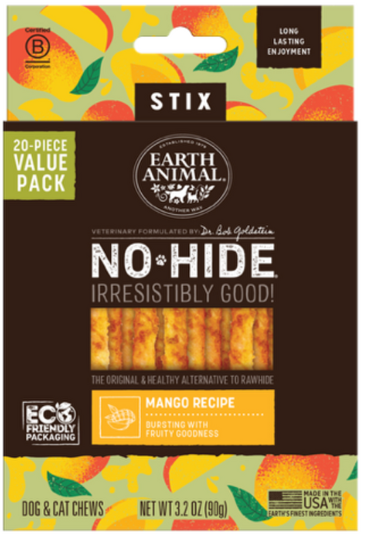Earth Animal No Hide Value Box MANGO STIX (20 pack)