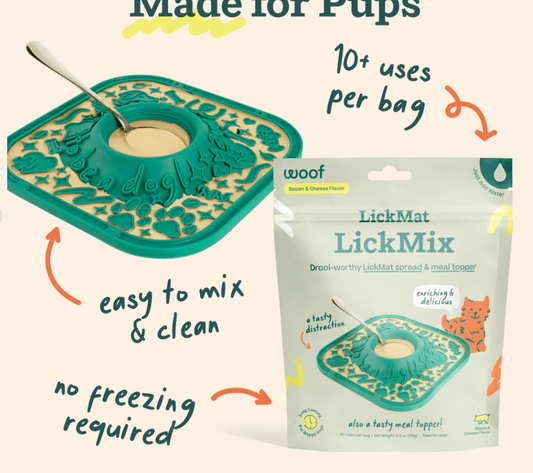 Woof LickMix - Bacon & Cheese