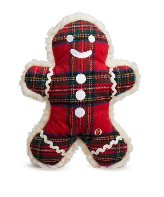 HUGGLEHOUND HOLIDAY / PLAID McBUTTONS