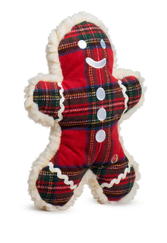 HUGGLEHOUND HOLIDAY / PLAID McBUTTONS