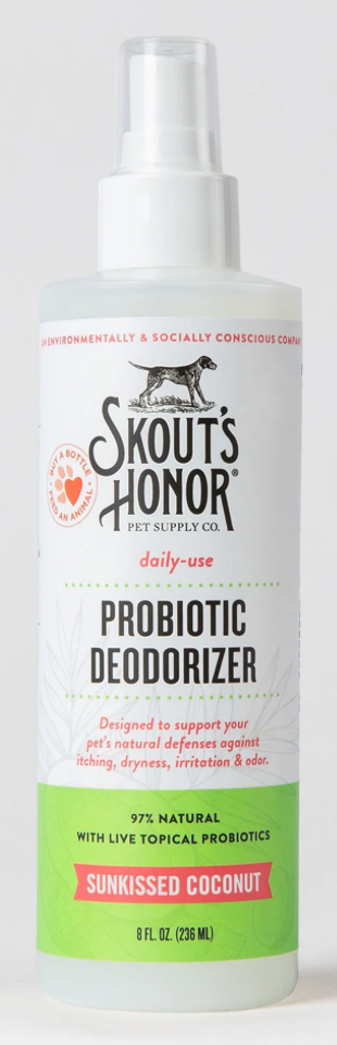 SK HONOR GROOMING PROBIOTIC / DEODORIZER 8 OZ COCONUT