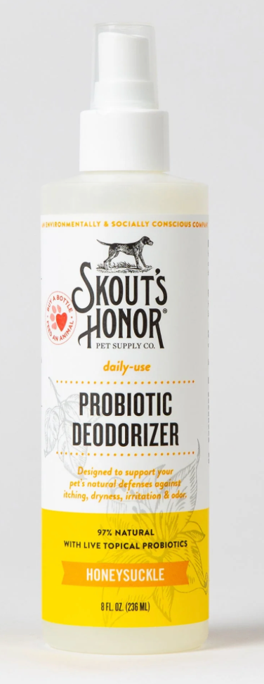 SK HONOR GROOMING PROBIOTIC / DEODORIZER 8 OZ HONEYSUCKLE