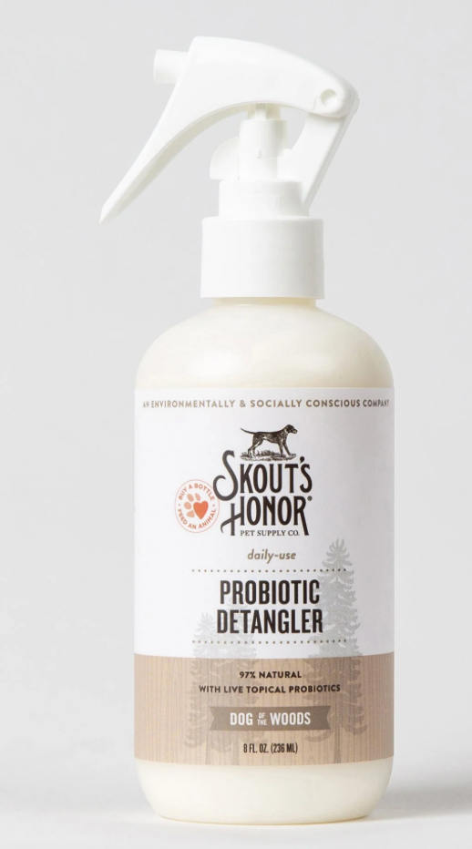 SK HONOR GROOMING PROBIOTIC / DETANGLER 8 OZ DOG OF THE WOOD
