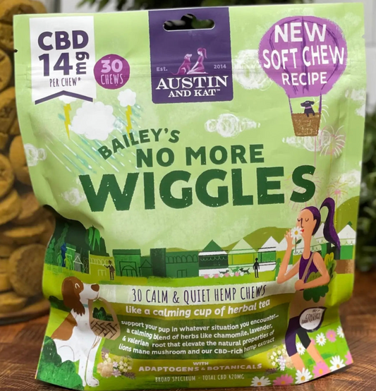 AUSTIN & KAT BAILEYS NO MORE / WIGGLES CHEWS 14MG 10OZ