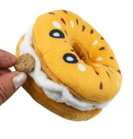 Territory Dog Toy Plush Bagel 4"