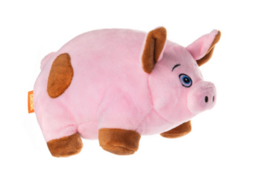 GROWL DOG TOY TROFFLERS PIG / PINK