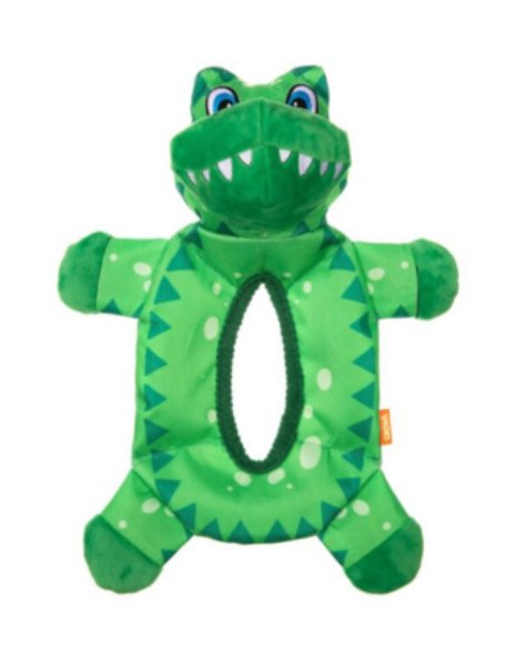 GROWL DOG TOY BRUIZERS GATOR GREEN