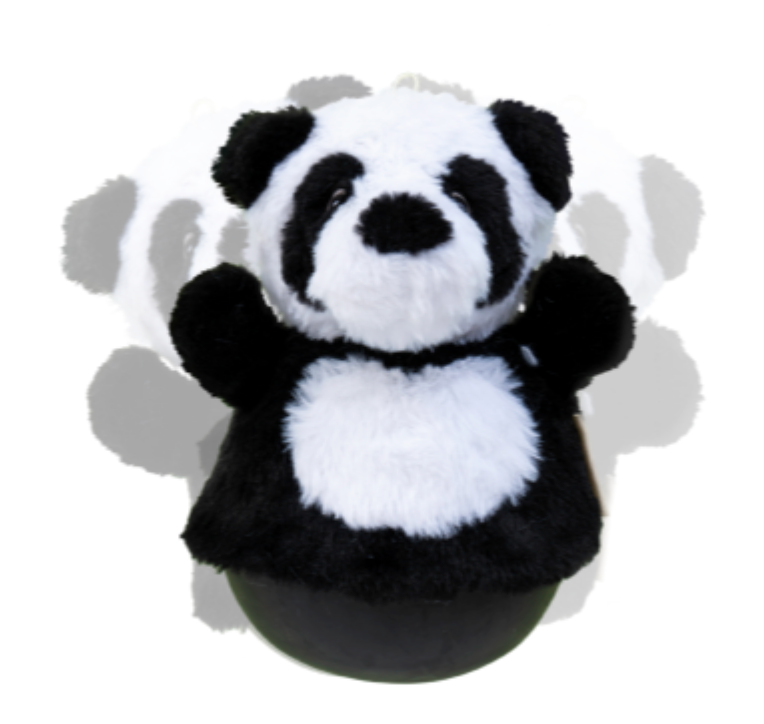 Tall Tails Dog Toy Roly Poly Panda 6"