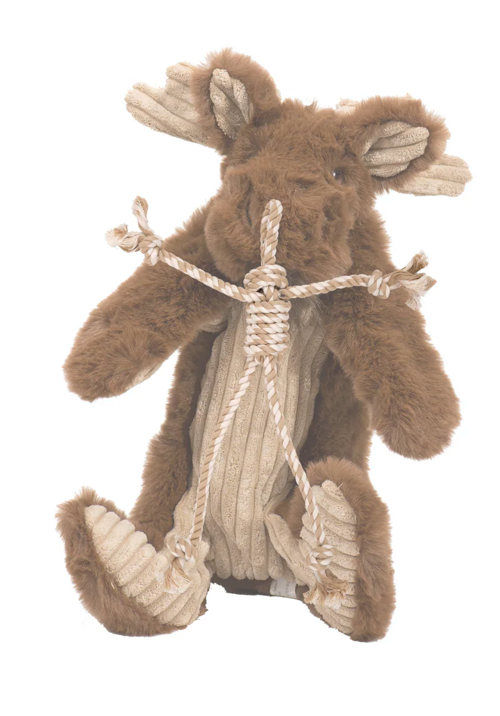 HuggleHounds Dog Toy Rope X-Brace Moose