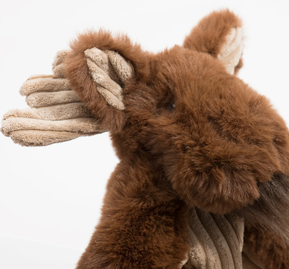 HuggleHounds Dog Toy Rope X-Brace Moose