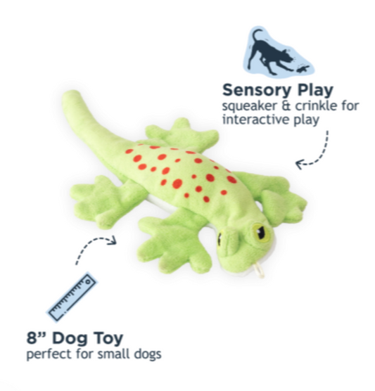 Tall Tails Dog Toy Stuffless Lizzard 8"