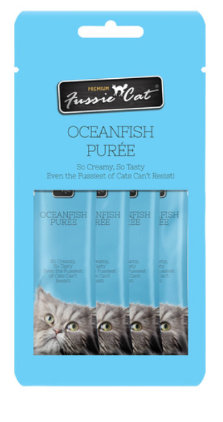 Fussie Cat Puree Ocean Fish - 4 pack