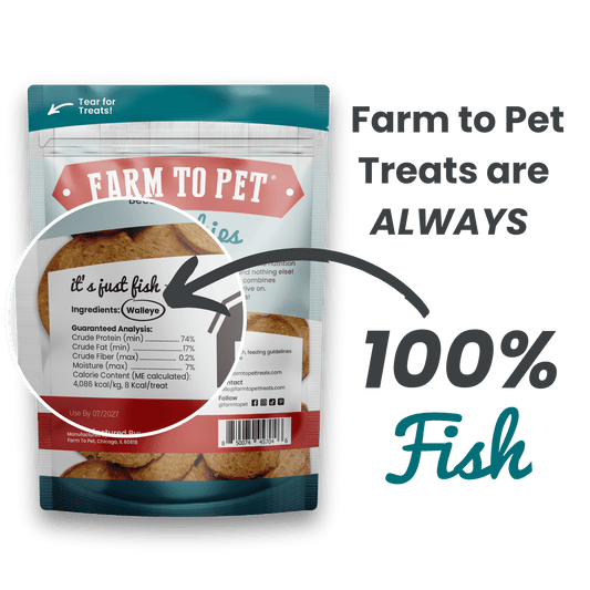 Farm to Pet Fish Chips Dog Treats