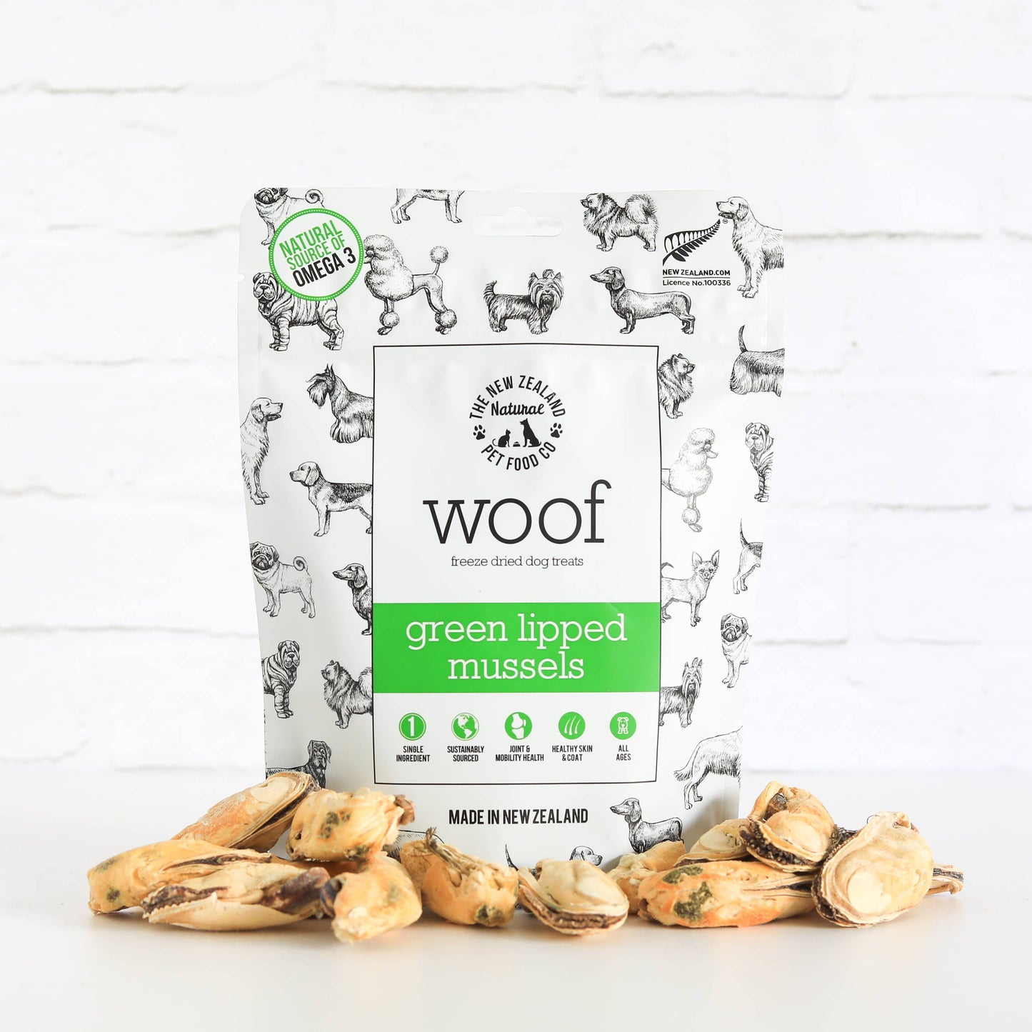 NZ Woof Green Mussel Treat 1.76oz