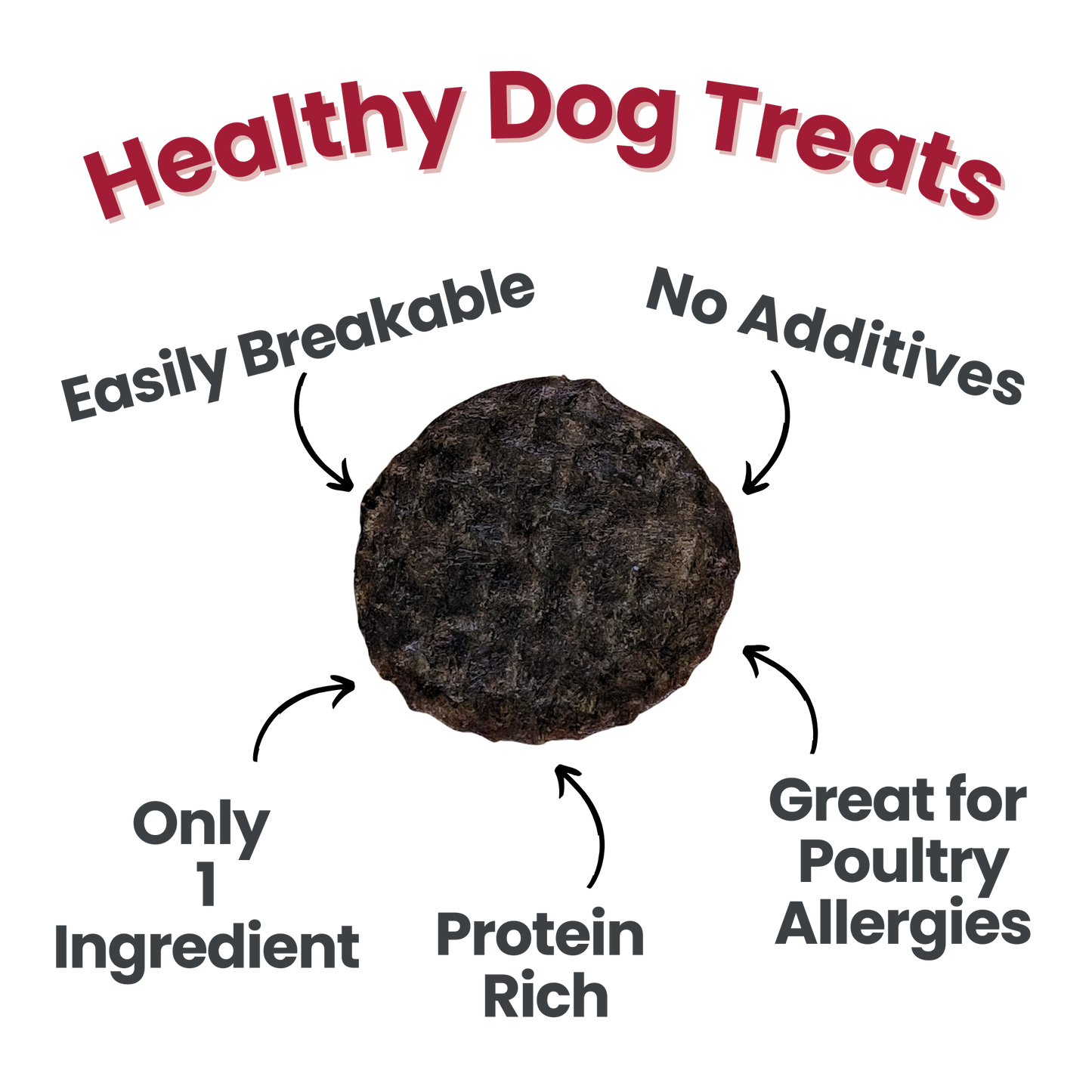 Farm To Pet Beef Chips Human-Grade Dog Treats – 2 sizes