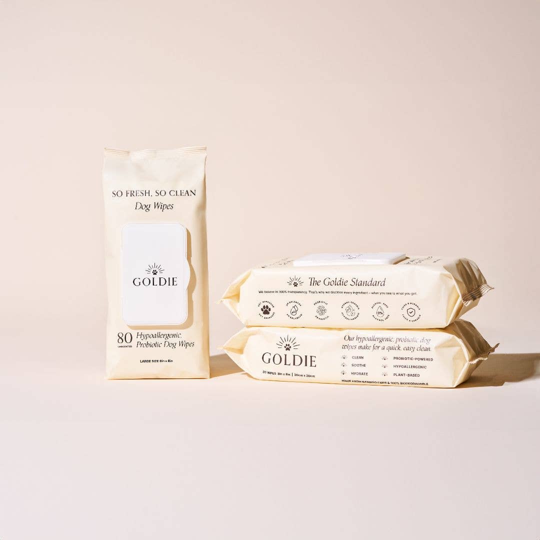 Goldie So Fresh, So Clean Probiotic Dog Wipes