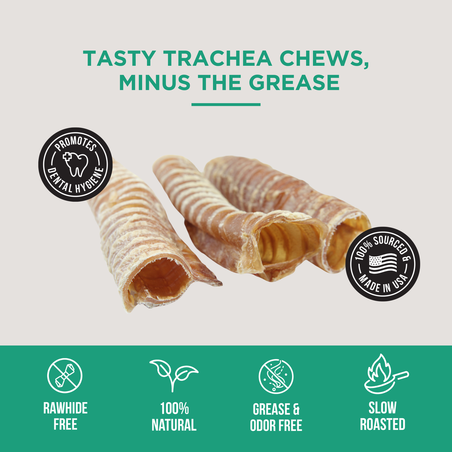 Natural Rapport The Only Beef Trachea Chews Dogs Need