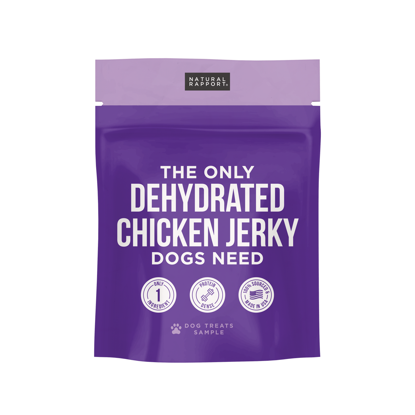 Natural Rapport The Only Dehydrated Chicken Jerky Dogs Need